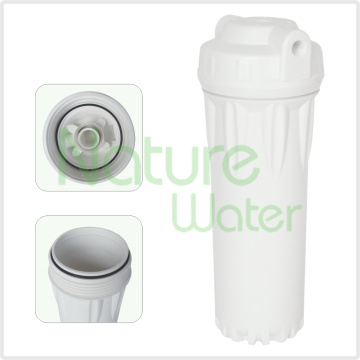Doppel-O-Ring Weiß RO Wasserfilter Flasche